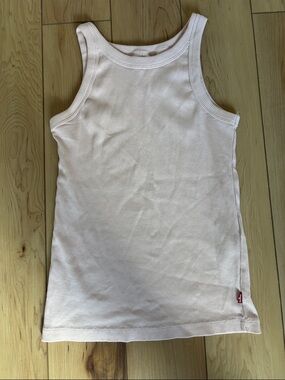 Levi's Women’s Light Pink Ribbed Tank Top
